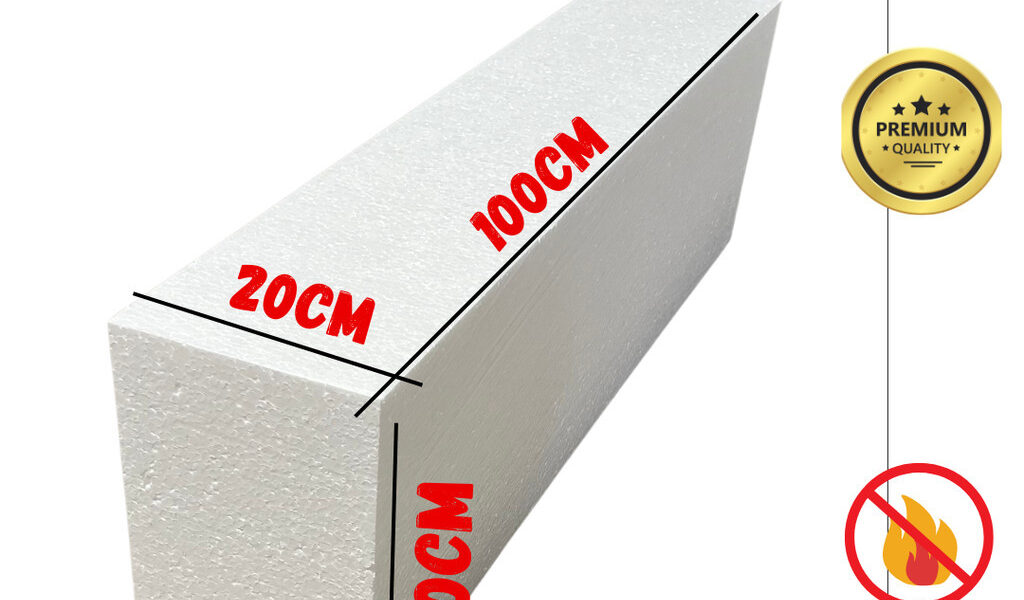 Moldura Externa Viga Eps 1.00metro 30x20cm Isopor Fechada