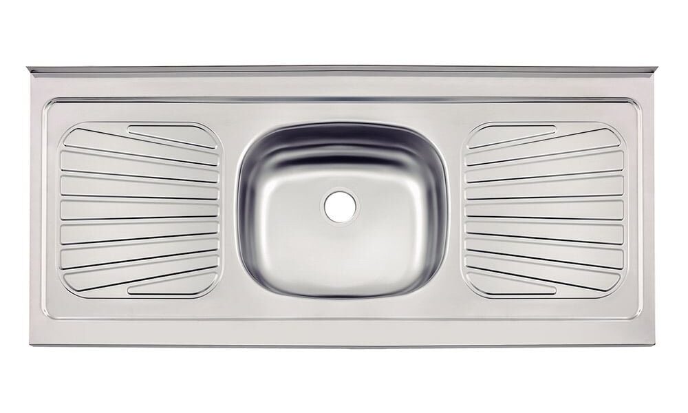 Pia de Aço Inox Tramontina Cuba Central 120X52,5cm