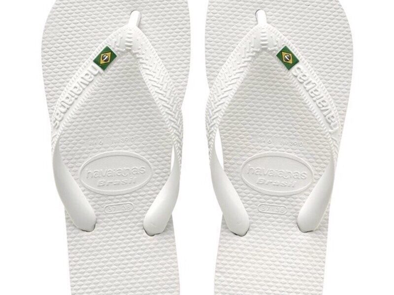 Chinelo Sandalia de Dedo Havainas Brasil Bandeira
