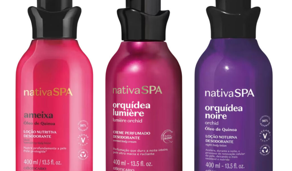 Combo Corporal Nativa Spa – Três Hidratantes de 400ml