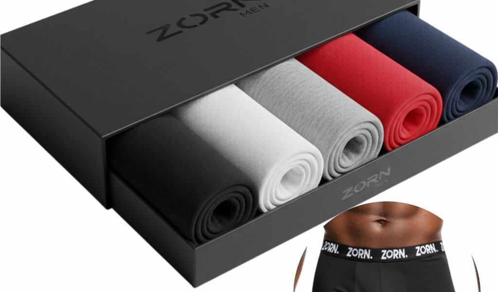 Kit 05 Cuecas Boxer DryFit Respirável Anti-Odor Masculina