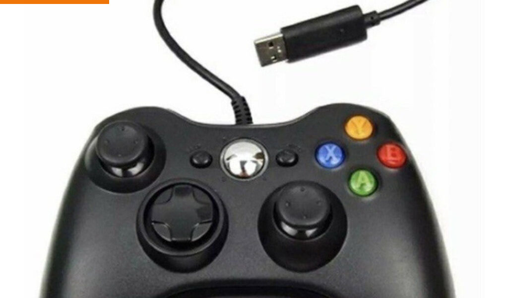 Controle De Xbox 360 Com Fio Para Video Game e PC/ Fat E Pc Joystick Jogo