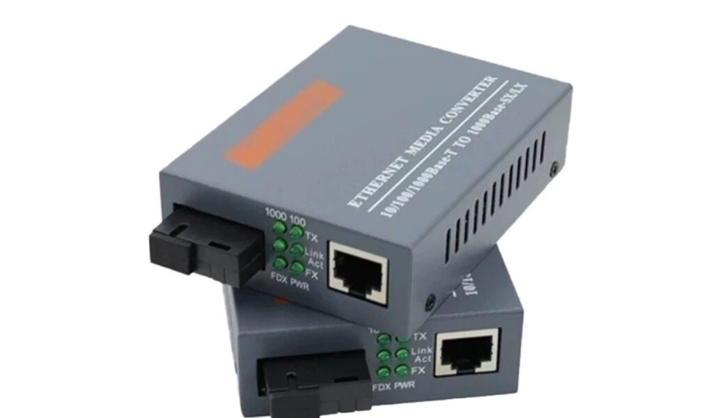 Conversores Mídia Gigabit 1000 Mb (par A + B) Fibra C/ Fonte