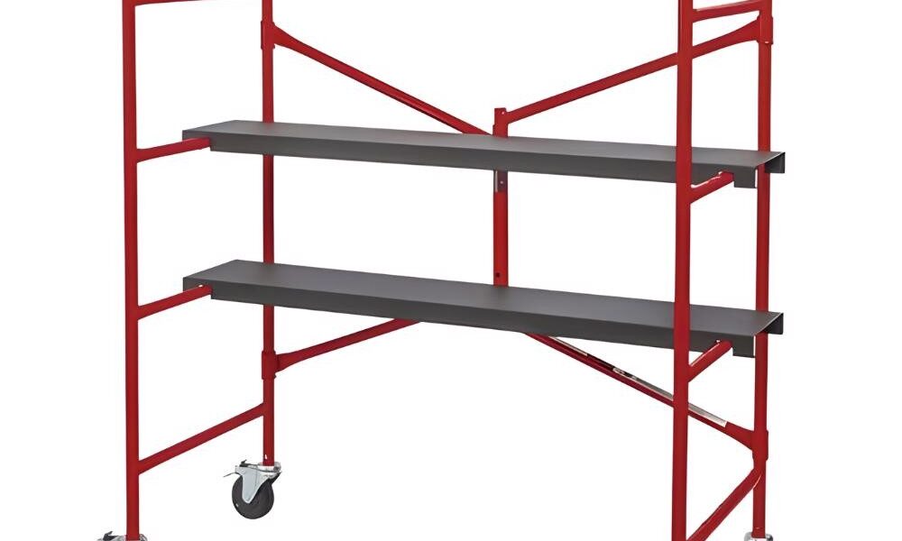 Andaime Plataforma Dobrável Worker 225Kg Profissional Compacto Portátil Construção Reforma Seguro