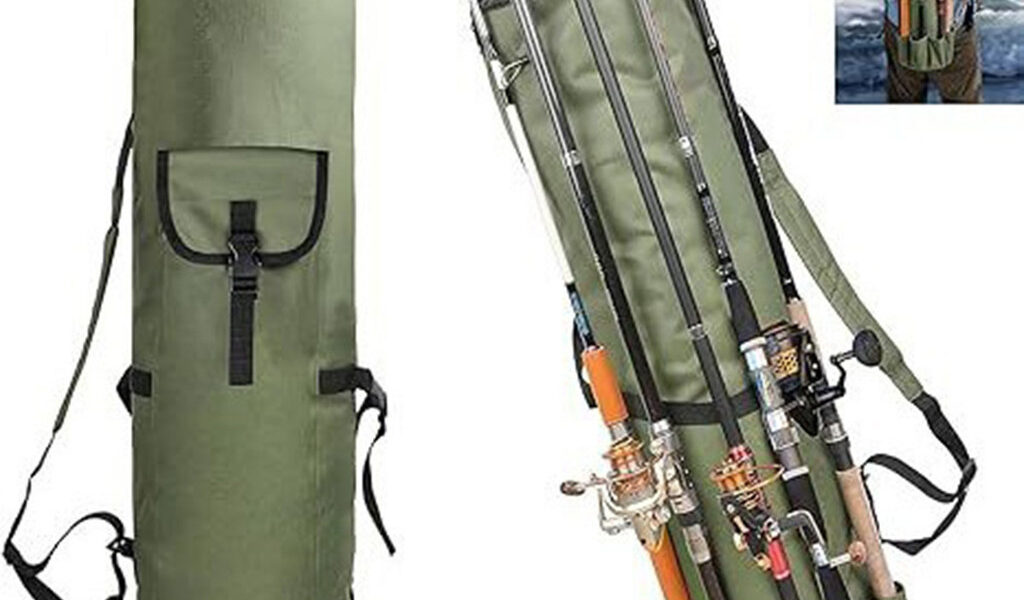 Grande Bolsa Para Vara De Pesca E Acessórios Bolsa Multifuncional Para Armazenamento De Equipamentos De Pesca