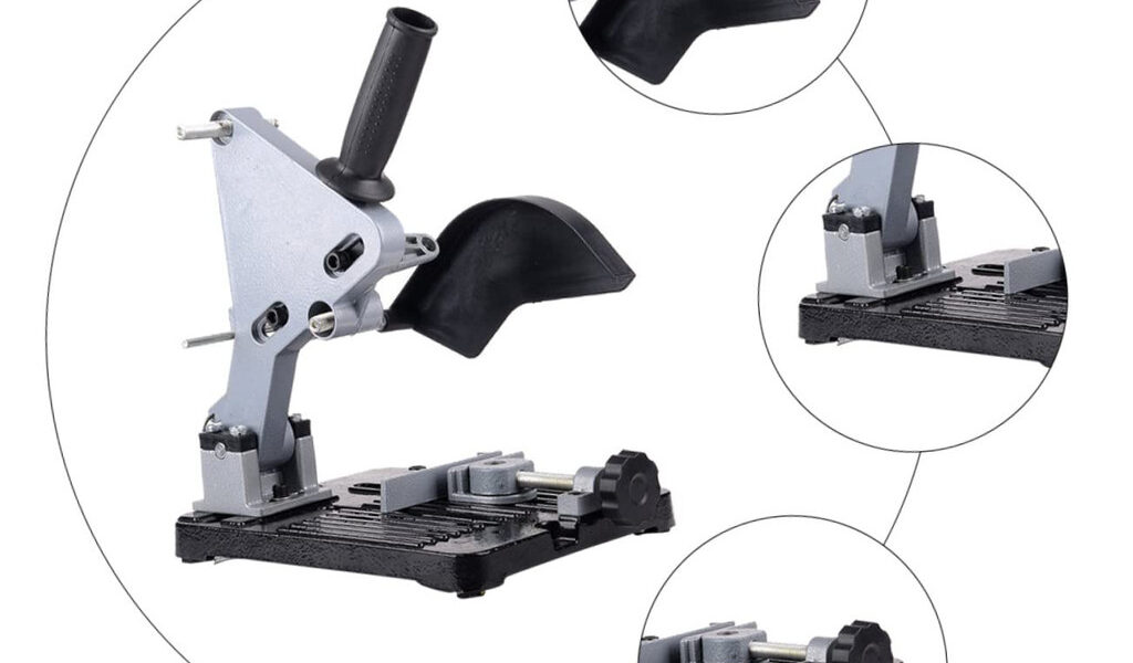 Suporte Esmerilhadeira de Bancada Manual Angular 115 a 125mm Cortes de 0 a 45 com Mola Regulável