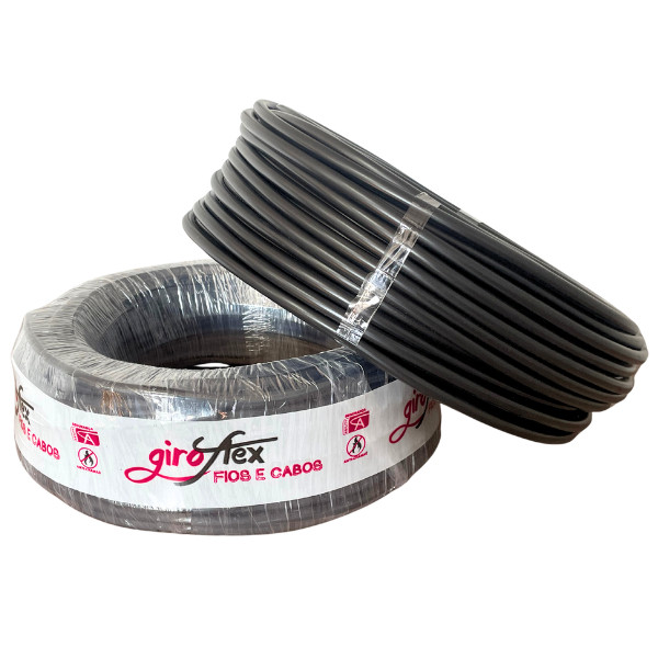 Cabo PP 2x2,50 Mm 2 Vias Rolo Com 100 Metros