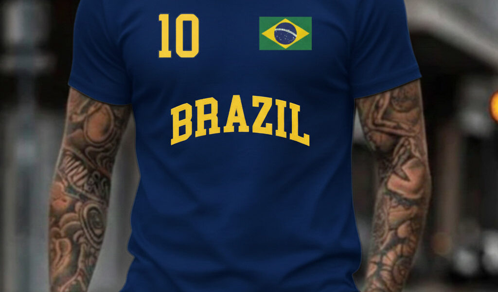 CAMISETA MASCULINA COPA BRAZIL