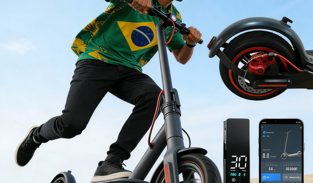 Patinete30S elétrico para adultos dobrável 350 watts dupla voltagem 36 volts