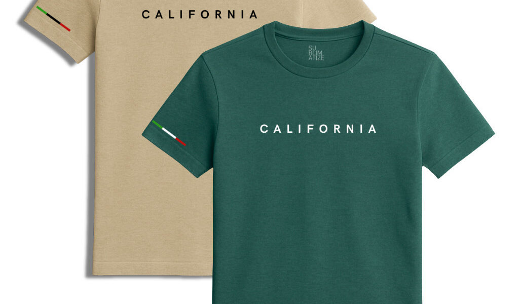 Kit 2 Camisas Camisetas Masculinas California 100% Algodão