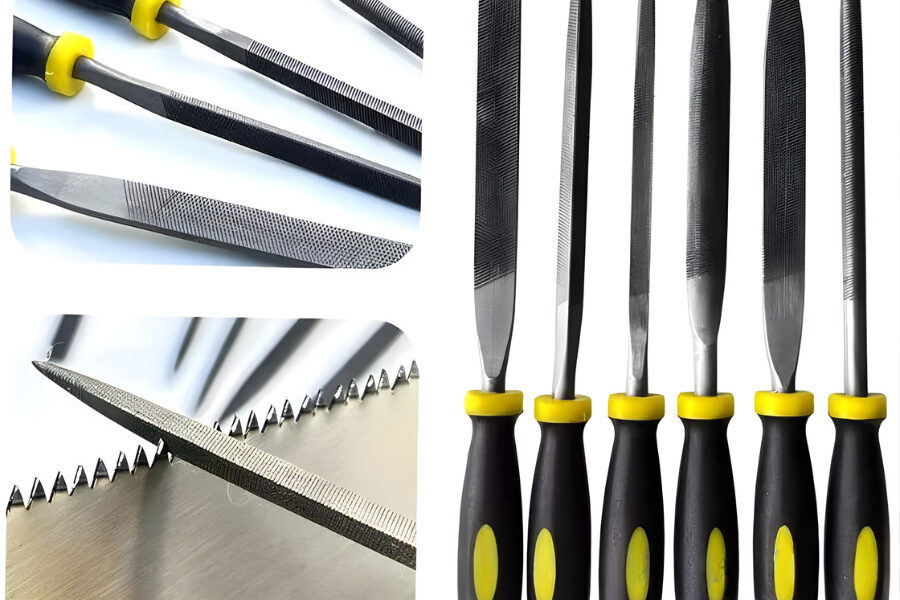 Jogo de Lima Agulha 150mm 6 / 12 Peças Redonda Chata Triangular meia-cana