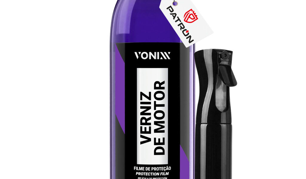 Verniz de Motor Vonixx 1,5L + Pulverizador 240ml Proteção Brilho Motor Automotivo