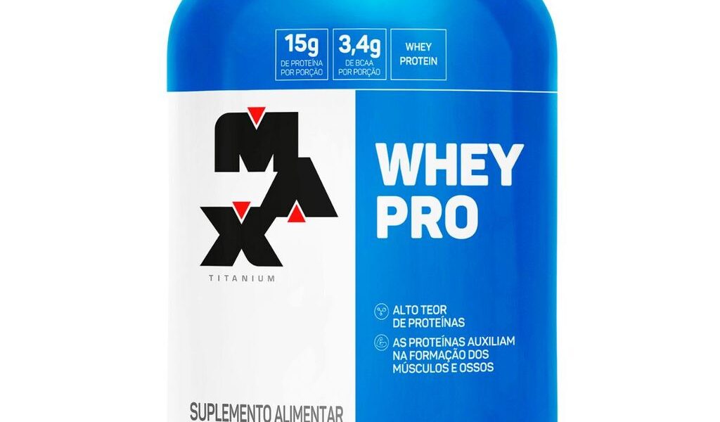 Whey Pro Pote 1Kg Max Titanium