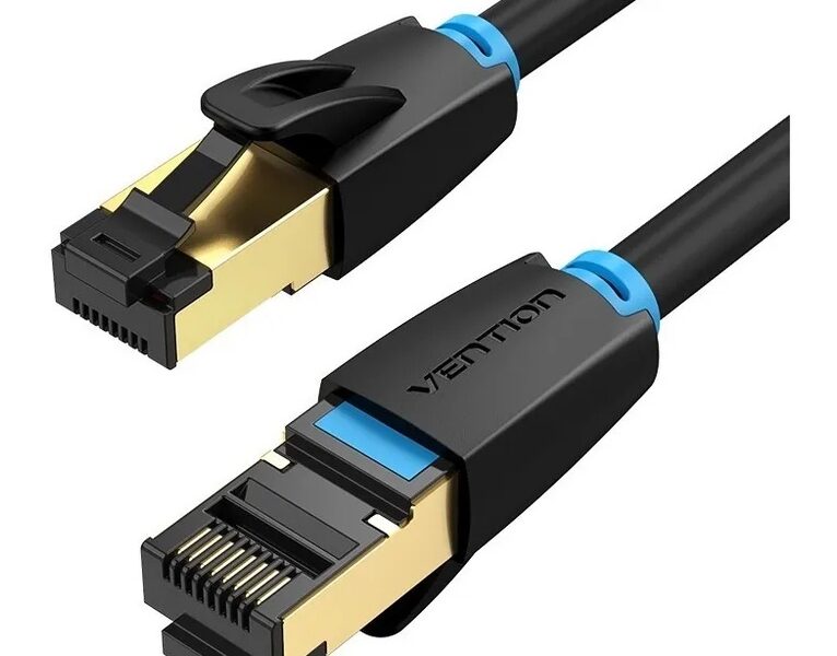 Cabo de Rede Vention Rj45 Cat8 40gbps 2000mhz 50cm 0,5m 0,5m 1m 1 Metro 2m 2 Metros 3m 3 Metros 5m 5 Metros 10m 10 Metro