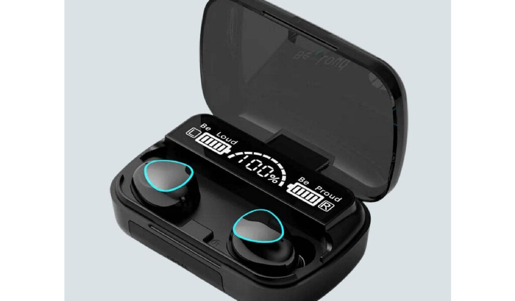 Fones de Ouvido Bluetooth M10 TWS 3500mAh: Estéreo 9D - À Prova D'água - Microfone- Caixa de Carregamento Sem Fio