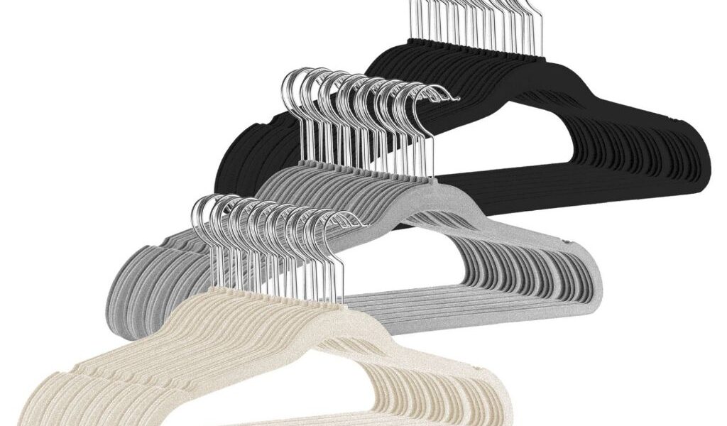 Kit Cabides Veludo Para Roupas Adulto 50 Unidades Fino Resistente