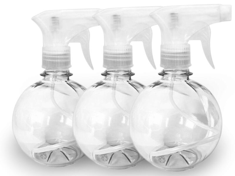 kit com 3 Frasco Borrifador Pulverizador Bolinha Pet 300ml Spray