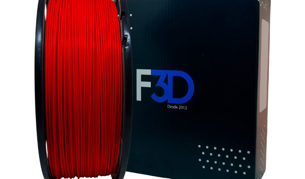 Filamento ABS Premium Vermelho 1kg 1,75mm