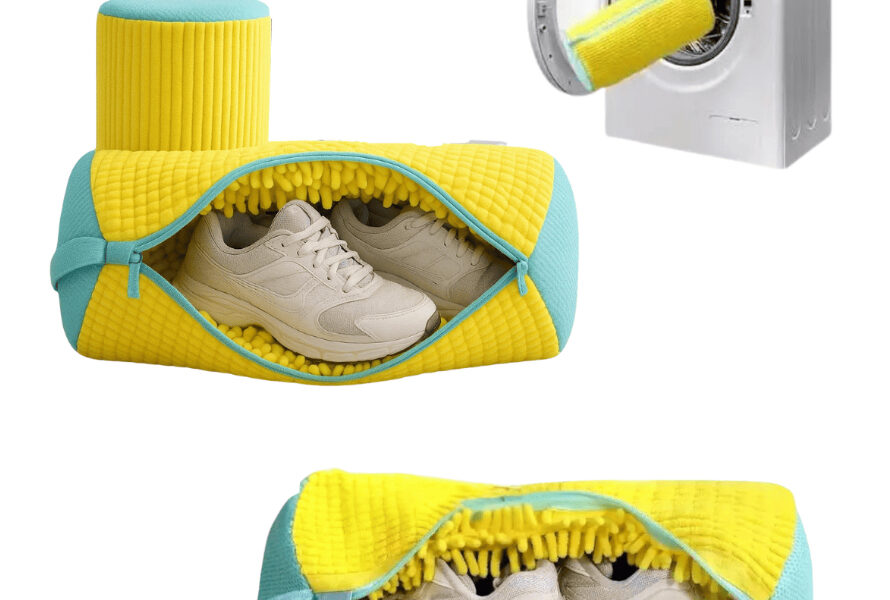 Bolsa Protetora para Lavar Tênis e Sapatos na Máquina – Antidanos e Reutilizável Protege e Limpa