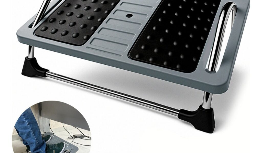 Apoio para os Pés Ergonômico Inclinável com Antiderrapante Escritório Home Office Nr17