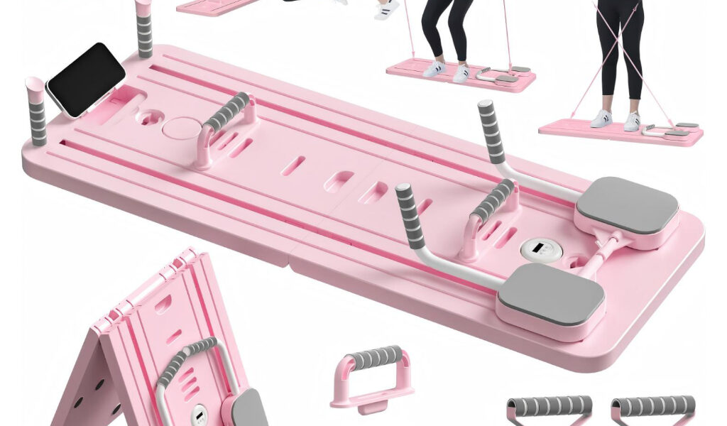 Prancha Multifuncional 9 em 1 para Pilates e Abdominal, Treino Completo, Dobrável e Portátil CASA BEAUTY