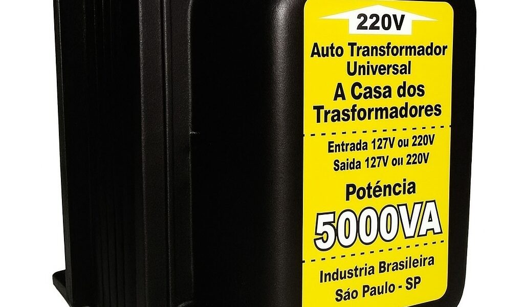 Auto Transformador 5000VA TOMADAS [110 para 220 e/ou 220 para 110]