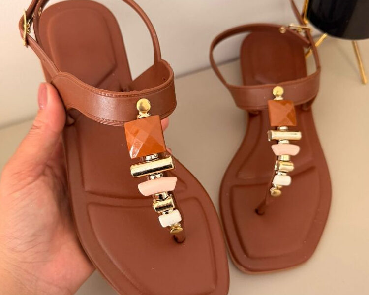 Sandalia Feminina Macia Casual Varias Cores Verao