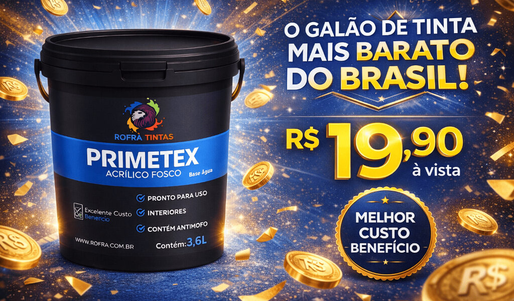 Tinta Acrílica Primetex Premium 3,6L