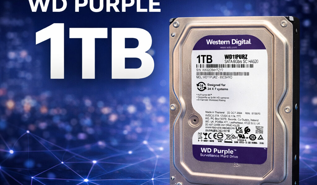 HD WD Purple 1TB / 500gb SATA 3.5” Para DVR Intelbras/Multimarcas CFTV Vigilância 24/7 Novo GARANTIA