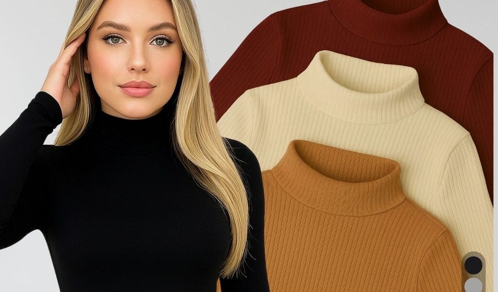 KIT 3 Blusa Termica Feminina Blusa De Frio Feminina Blusa Gola Alta Feminino Blusas Cacharrel