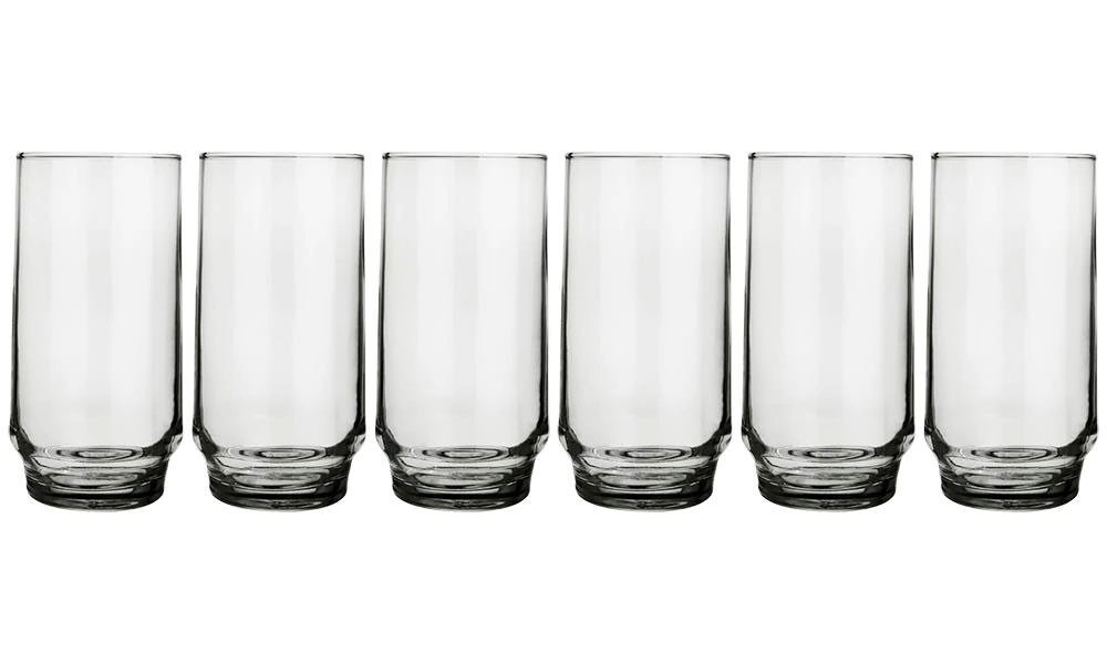 Conjunto de Copos Lights em Vidro 300 ml 6 Peas Nadir