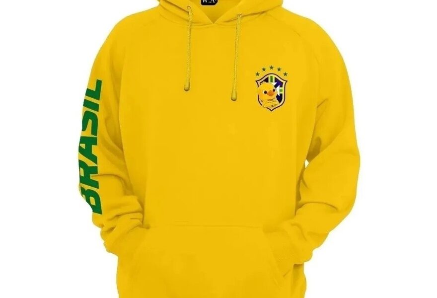 blusa do brasil moletom torcedor brasileiro masculino e feminino unissex