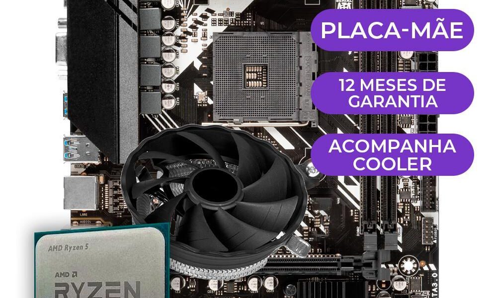 Kit Upgrade Gamer AMD Ryzen 5 5500 + B450M