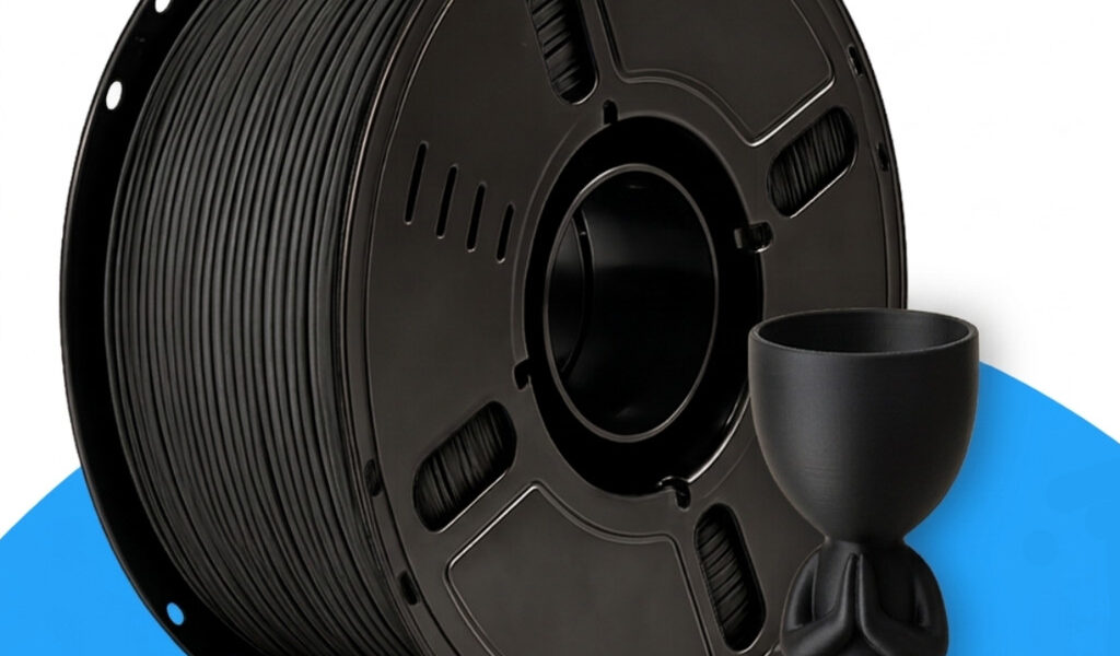 Filamento PLA Preto 1kg 1.75mm para Impressora 3D Impressão de Alta Qualidade