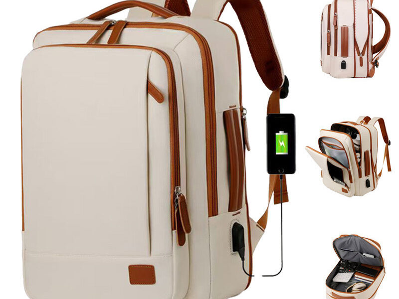 Mochila 4 em 1 grande com quick charge USB・compatível com notebook