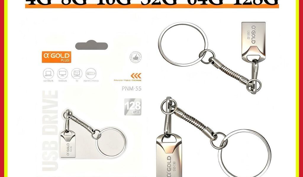 Mini Pendrive Chaveiro Metálico USB 2.0 4GB 8G 16G 32G 64G 128GB 🔑💾 original A’GOLD