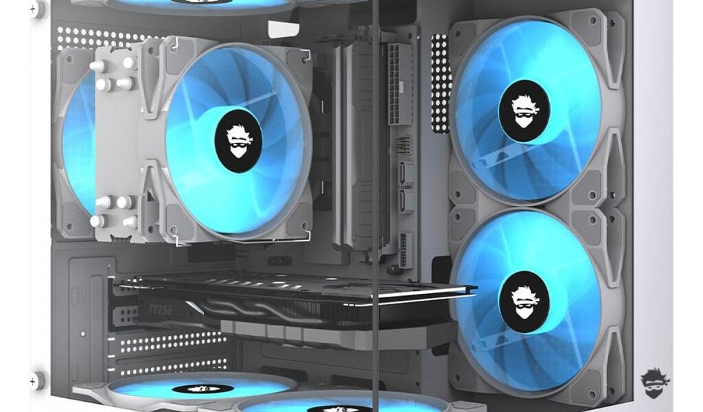 Gabinete Gamer Ninja Ryomaru, Mini Tower, Vidro Temperado, mATX, Sem Fonte, Com 3 Fans,GN-CS-RMMAW3F