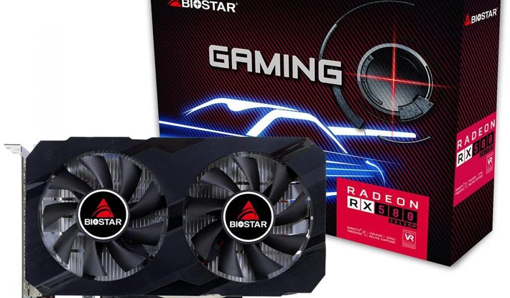 Placa de Vídeo Biostar AMD Radeon RX 580 2048SP, 8GB, GDDR5, 256 Bit, VA5815RF82
