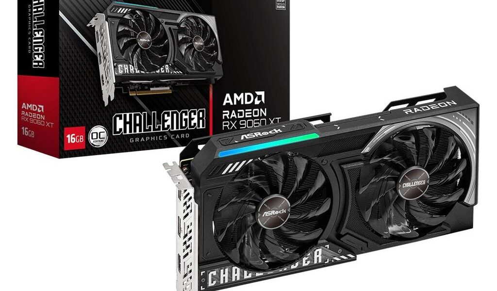 Placa de Vídeo Gpu Asrock Amd Radeon Rx 9060 Xt Challenger Oc 16gb, Gddr6 128-Bit, 90-Ga5qzz-00uanf