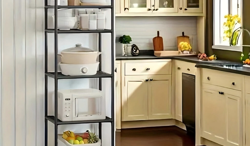 Estante Organizadora Móvel em Metal – Multiuso para Cozinha, Banheiro ou Sala, 3/4/5/6 Andares