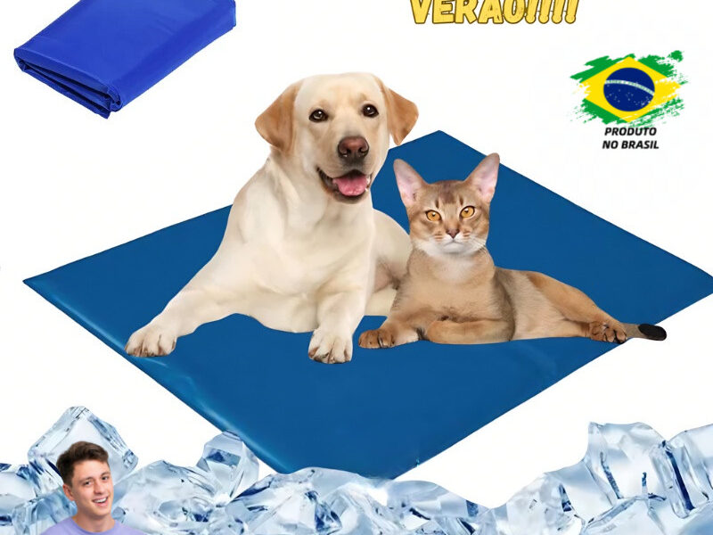 Tapete Gelado Refrescante Para Pet Cachorro Gato Grande 30*40/40*50/50*65 Durável