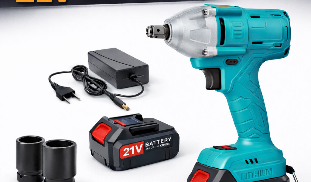 Parafusadeira Chave de Impacto 1/2" Bivolt 2 Baterias 21V