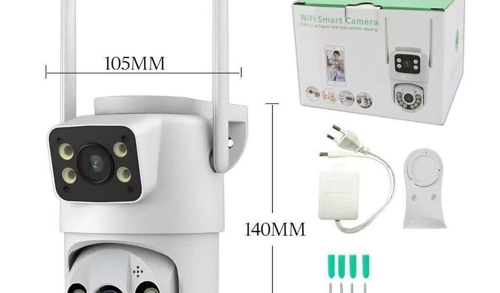 Câmera De Segurança a Prova de água Lente Dupla APP ICSEE IP66 Camera IP WiFi 360 anjgg