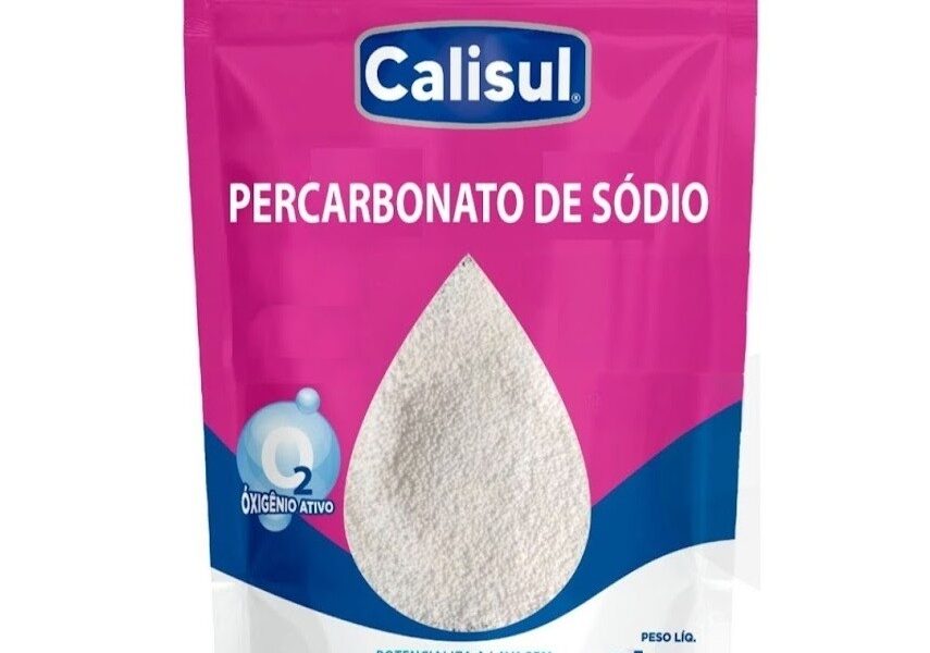 Percarbonato De Sódio Calisul Tira Manchas Oxigênio Ativo Alvejante Sem Cloro Roupa Branca Colorida